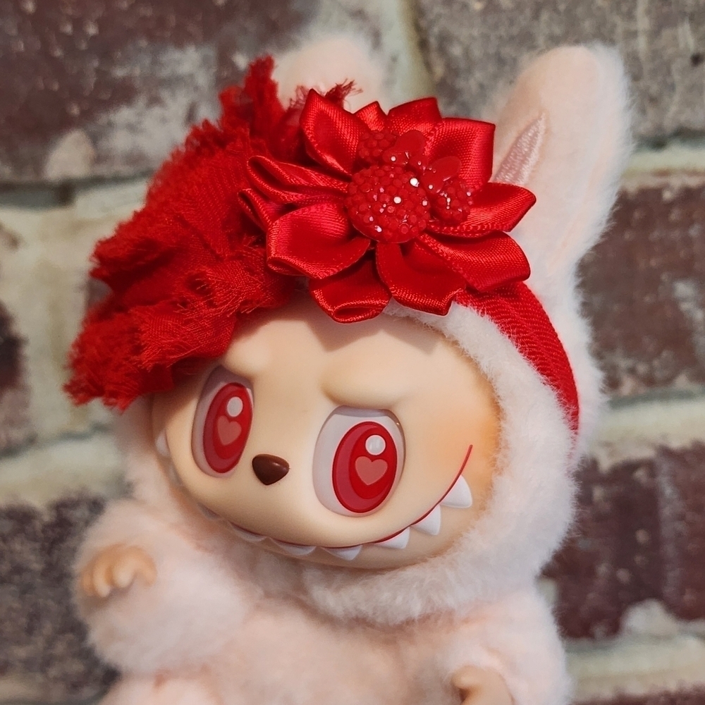 Labubu Red Minnie Mouse Headband - Picture 2 of 4